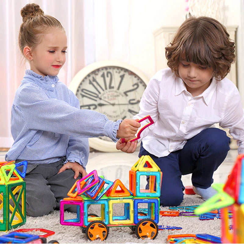 Magnetische Set Bausteine Magnetspiele Spielzeug Lernspielzeug Geschenk für Kinder