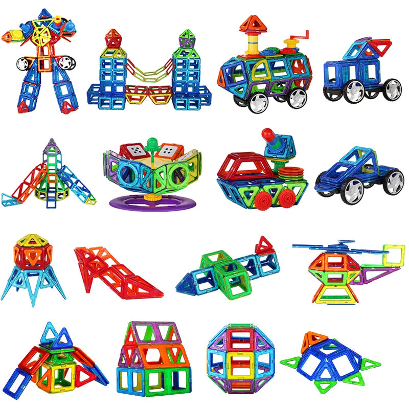 Magnetische Set Bausteine Magnetspiele Spielzeug Lernspielzeug Geschenk für Kinder