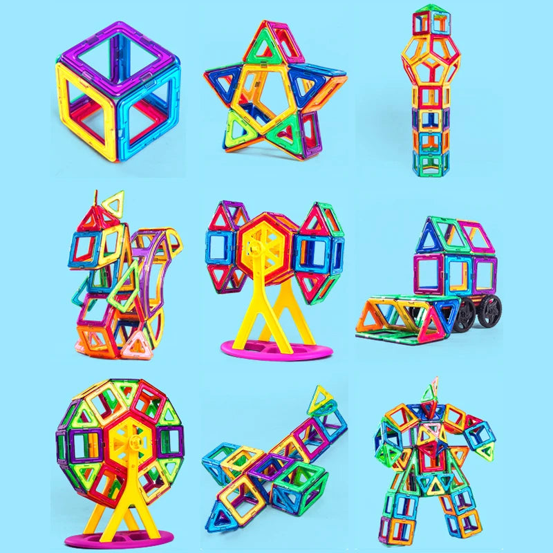 Magnetische Set Bausteine Magnetspiele Spielzeug Lernspielzeug Geschenk für Kinder