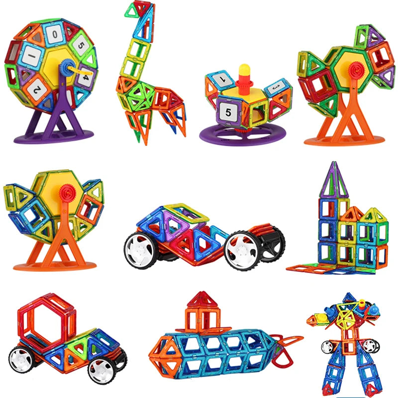 Magnetische Set Bausteine Magnetspiele Spielzeug Lernspielzeug Geschenk für Kinder