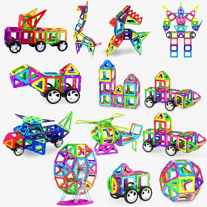 Magnetische Set Bausteine Magnetspiele Spielzeug Lernspielzeug Geschenk für Kinder