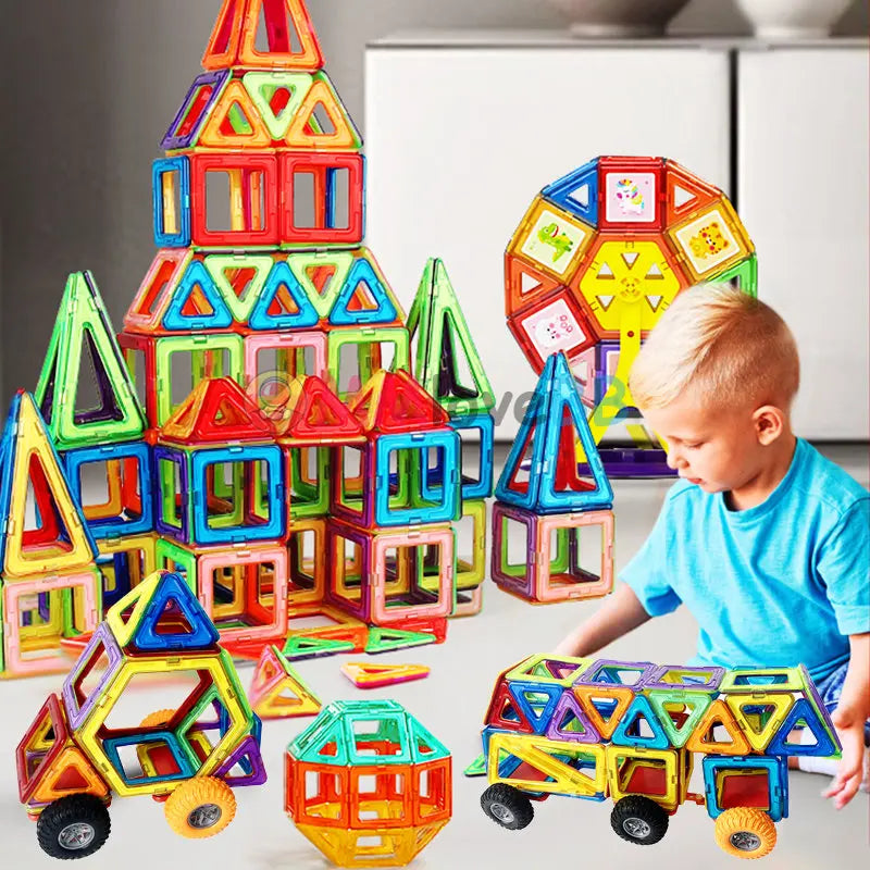 Magnetische Set Bausteine Magnetspiele Spielzeug Lernspielzeug Geschenk für Kinder
