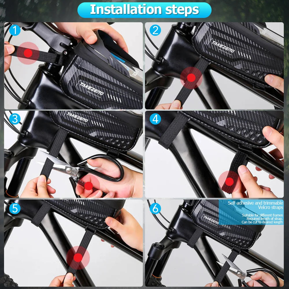 Fahrradtasche Handyhalter Handyhalterung Wasserdicht – Perfekt für jede Fahrt!
