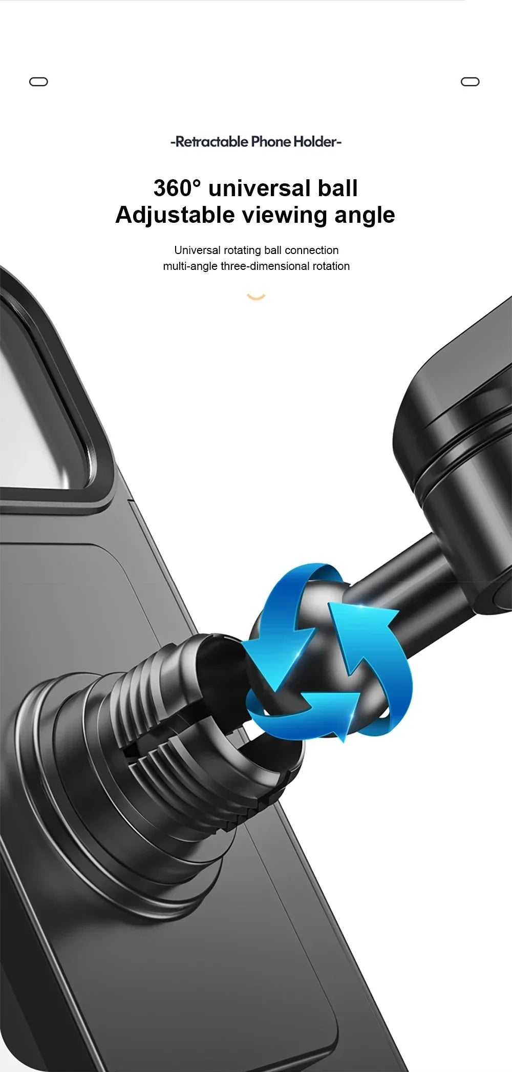 Handyhalter Handyhalterung Wasserdicht Fahrradtelefonhalterung mit 360° Drehung – Perfekt für Fahrräder, Motorräder & E-Bikes
