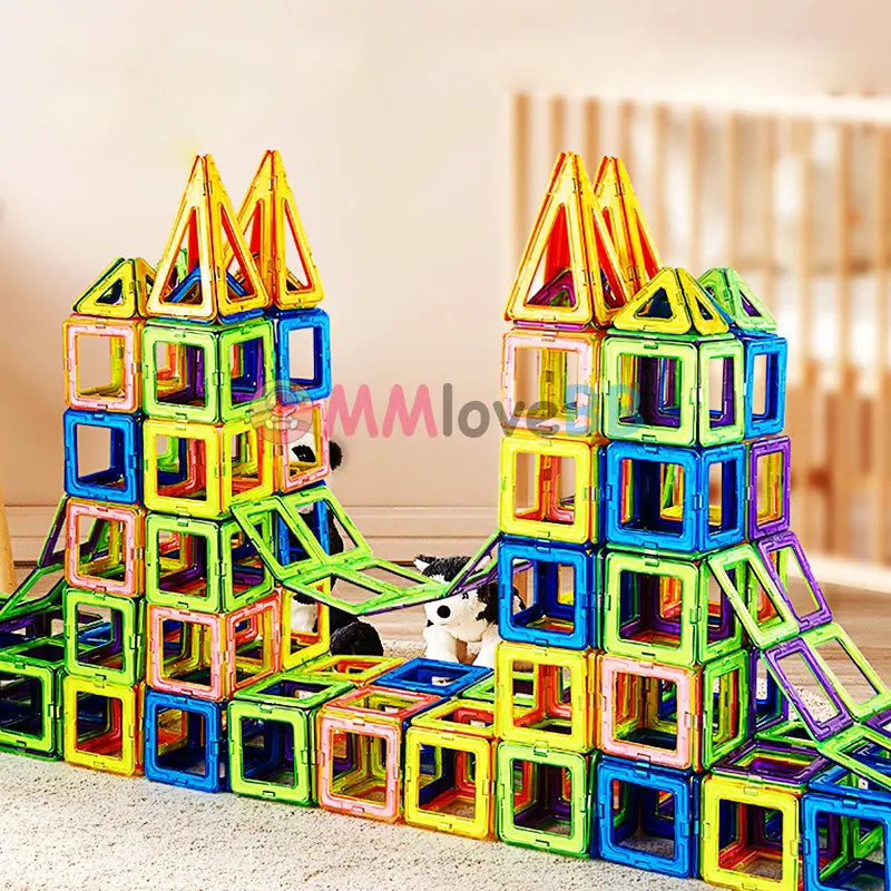 Magnetische Set Bausteine Magnetspiele Spielzeug Lernspielzeug Geschenk für Kinder