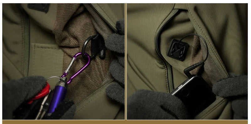 Taktische Herrenjacke, Outdoor, Softshell-Jacke, winddicht, Herren, Oberkleidung, Jagdkleidung