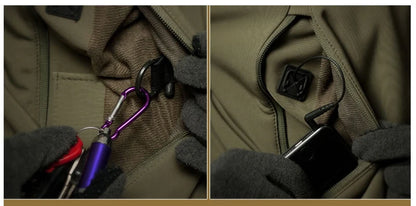 Taktische Herrenjacke, Outdoor, Softshell-Jacke, winddicht, Herren, Oberkleidung, Jagdkleidung