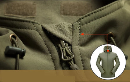 Taktische Herrenjacke, Outdoor, Softshell-Jacke, winddicht, Herren, Oberkleidung, Jagdkleidung