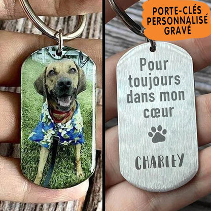 Personalisierte Haustier Foto Halskette Gravierte Anhänger Geschenke Handgemachte Hund Katze Bild Schlüsselanhänger & Kette Schmuck