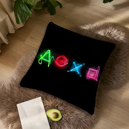 Cool P-PlayStation Fashion Stylish Gamer Pillow for Bedroom Sofa and Car Soft Pillowcase with Cool Design