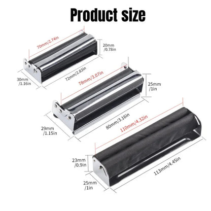 Zigarettenroller – 70mm / 78mm / 110mm Rolling-Maschine aus Metall