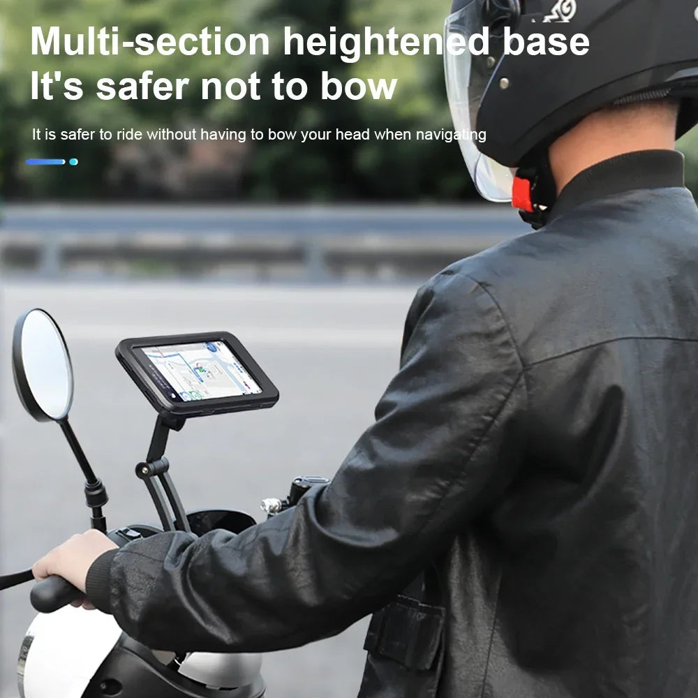 Mobile Phone Holder Waterproof Bicycle Phone Holder with 360° Rotation - Perfect for Bicycles, Motorcycles &amp; E-Bikes