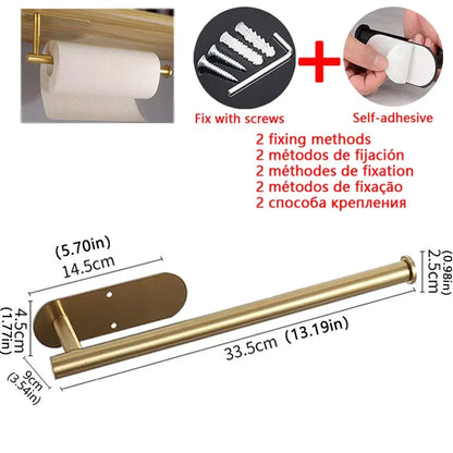 Küche Papier-Handtuch-Halter Aufhänger Küchenrollenhalter ohne Bohren