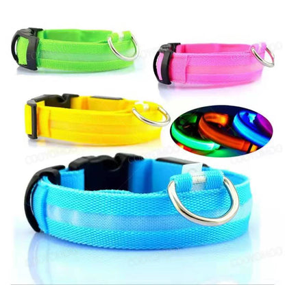 Sicherheit Hund 3-Modi LED Hundehalsband mit USB-Ladung – Leuchtendes Nacht-Halsband für Hunde & Katzen, abnehmbar, zur Verhinderung von Verlusten