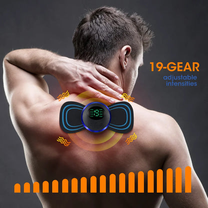 Elektrischer Nackenmassagegerät Muskel Stimulator für Nacken, Rücken und Körper