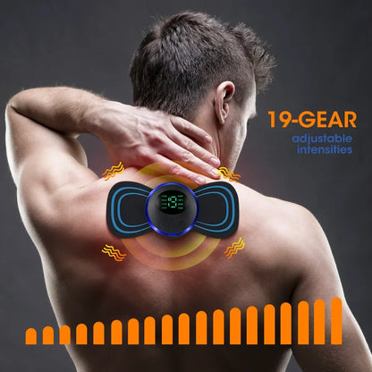 Elektrischer Nackenmassagegerät Muskel Stimulator für Nacken, Rücken und Körper
