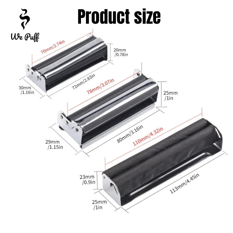 Zigarettenroller – 70mm / 78mm / 110mm Rolling-Maschine aus Metall
