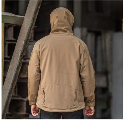 Taktische Herrenjacke, Outdoor, Softshell-Jacke, winddicht, Herren, Oberkleidung, Jagdkleidung
