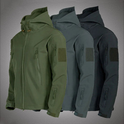 Taktische Herrenjacke, Outdoor, Softshell-Jacke, winddicht, Herren, Oberkleidung, Jagdkleidung