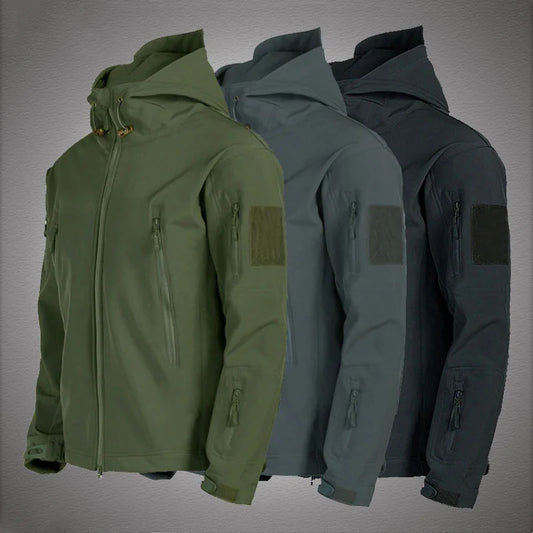 Taktische Herrenjacke, Outdoor, Softshell-Jacke, winddicht, Herren, Oberkleidung, Jagdkleidung