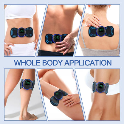 Elektrischer Nackenmassagegerät Muskel Stimulator für Nacken, Rücken und Körper