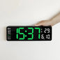 LED Digital Wanduhr mit Fernbedienung, Temperatur, Datum, Wochentage  - Smart Features