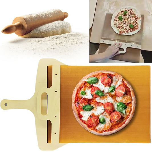 55*30cm Professionelle Pizza-Schaufel – Perfekt für Pizzaöfen & Heimküchen