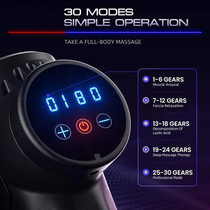 Massagepistole Massage Gun für Rücken Nacken und Schulter 30 Level