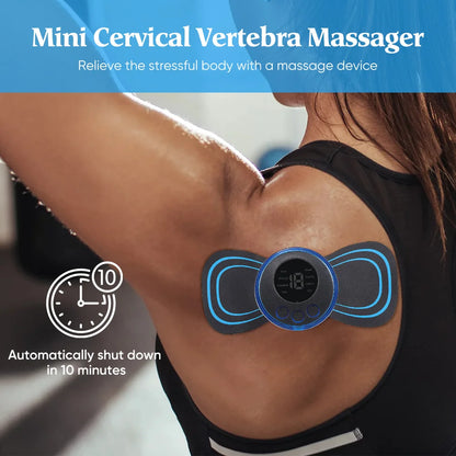 Elektrischer Nackenmassagegerät Muskel Stimulator für Nacken, Rücken und Körper