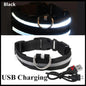 Sicherheit Hund 3-Modi LED Hundehalsband mit USB-Ladung – Leuchtendes Nacht-Halsband für Hunde & Katzen, abnehmbar, zur Verhinderung von Verlusten