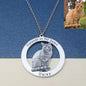 Personalisierte Haustier Foto Halskette Gravierte Anhänger Geschenke Handgemachte Hund Katze Bild Schlüsselanhänger & Kette Schmuck