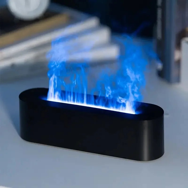 Flamme Aroma Diffusor LED Farbwechsel Duft-Diffuser – USB Luftbefeuchter mit Kaltnebel & Aromatherapie