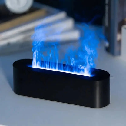 Flamme Aroma Diffusor LED Farbwechsel Duft-Diffuser – USB Luftbefeuchter mit Kaltnebel & Aromatherapie