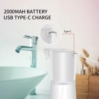 350/600ml Automatischer Seifenspender – USB-Aufladbar Berührungslos