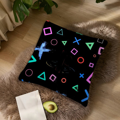 Cool P-PlayStation Fashion Stylish Gamer Pillow for Bedroom Sofa and Car Soft Pillowcase with Cool Design