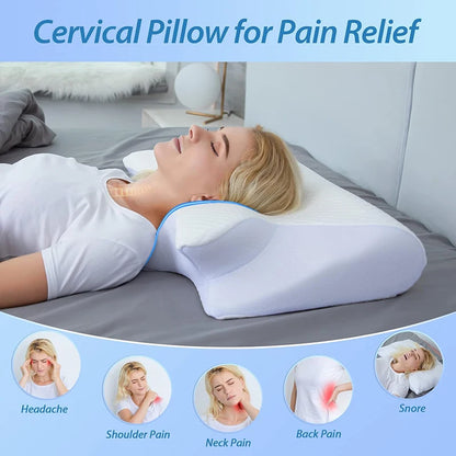 Pillows for Neck Pain, Contoured Support Pillows, Neck Pillows