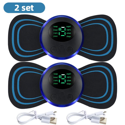 Elektrischer Nackenmassagegerät Muskel Stimulator für Nacken, Rücken und Körper