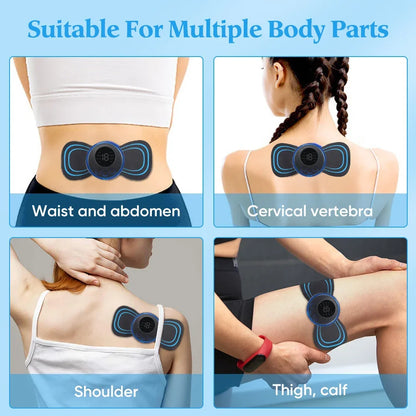Elektrischer Nackenmassagegerät Muskel Stimulator für Nacken, Rücken und Körper